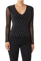  Mesh Sleeve Shirt