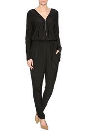  Zippered Harem Jumpsuit