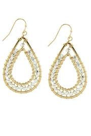  Wired Pear-drop Earrings