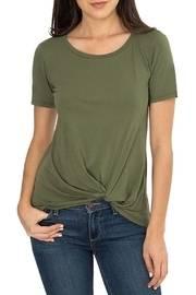  Front Knot Tee Top