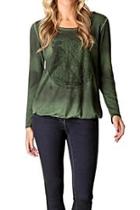  Circle Blouson Top