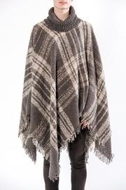  High-neck Poncho
