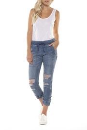  Ripped Tencel Jogger
