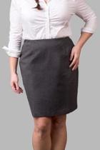  Ponte Skirt Charcoal