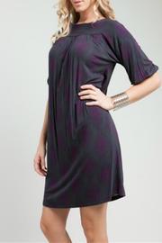  Illusion Print Dress