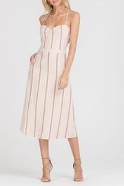  Open-back Midi Dress