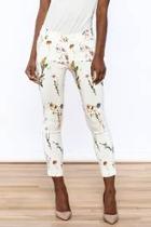  Floral Cropped Trouser