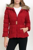  Quilted Fur Jacket