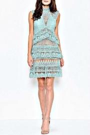  Crochet Tiered-sage Dress
