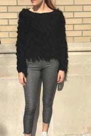  Black Shag Sweater