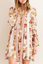  Natural Floral Dress