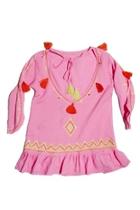  Pink Tassel Dress