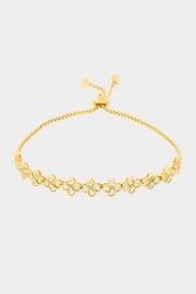  Crystal Quatrefoil Bracelet
