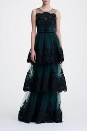 Sleeveless Tiered Gown