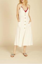  Linen Front Long Dress
