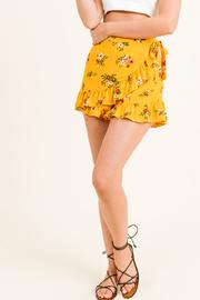  Wrap Ruffle Detail Shorts
