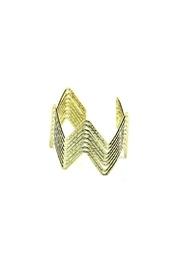  Gold Zigzag Cuff