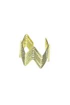  Gold Zigzag Cuff