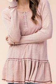  Waffle Knit Henley