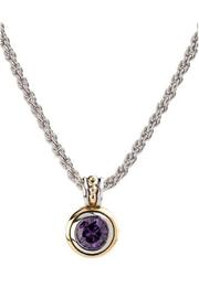Beijos-8mm-amy-bezel Set Pendant-necklace