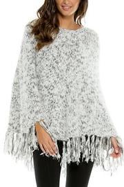  Fringe Sweater Poncho