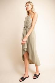  Tie Front Hi-low Dress