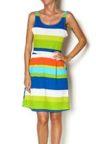  Multicolor Stripe Dress