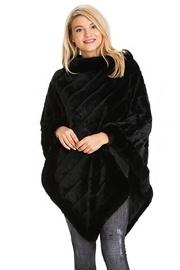  Diagonal Puffer Poncho