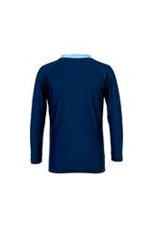  Navy Sleeve Band Long Sleeve Rash Top