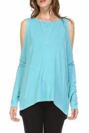  Cold Shoulder Bamboo Top