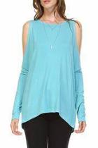  Cold Shoulder Bamboo Top