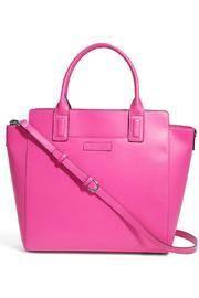  Faux Leather Fuchsia Totes