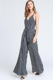  Stripe Navy Jumpsuit