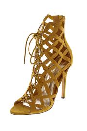  Mustard Sandal Heels