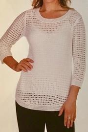  White Cotton Sweater