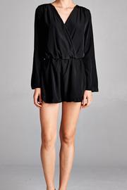  Black Ruffle Romper
