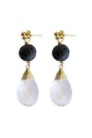  Quartz Volcanic Earring