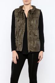  Ruffle Front Vest