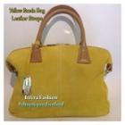  Yellow Suede Bag