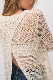  Light Weight Open Back Sweater