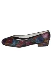  Suede Floral Heeled-ballet