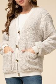  Natural Sherpa Cardigan