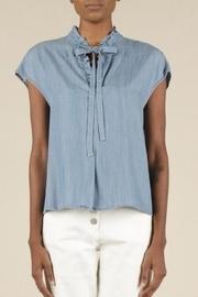 Ruffle Neck Shirt