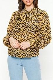  Tiger Print Blouse