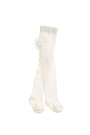  Ivory Ruffle-flounce Tights