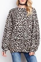  Soft Leopard Top