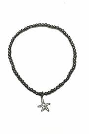  Gunmetal Starfish Anklet