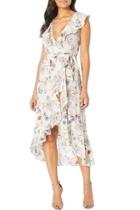  Chiffon Wrap Dress