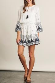 Off-white Embroidered Dress