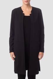  Collarless Long Jacket
